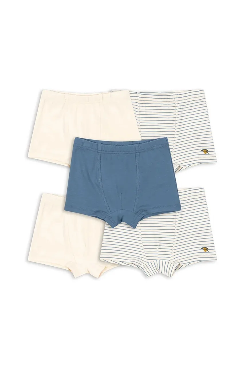 Konges Sløjd Детски боксерки BASIC 5 PACK BOY BOXERS GOTS (5 чифта)