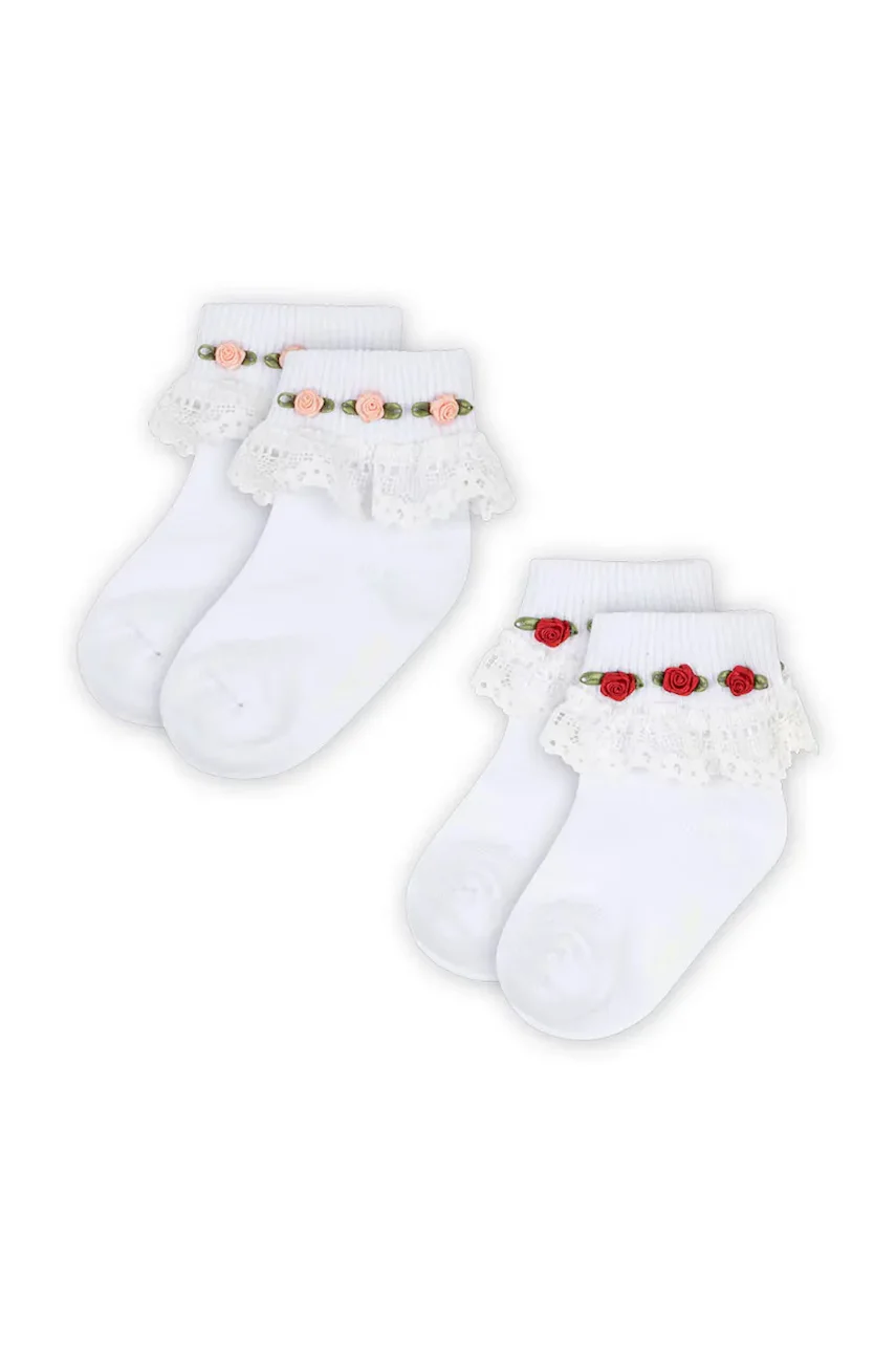 Konges Sløjd Детски чорапи 2 PACK LACE SOCKS (2 чифта)