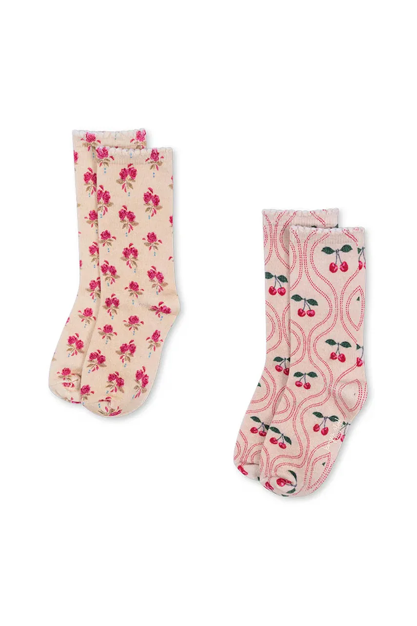 Konges Sløjd Детски чорапи 2 PACK PRINTED SOCKS (2 чифта)