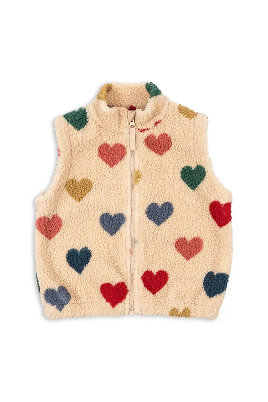 Konges Sløjd Детски елек JODY TEDDY VEST GRS