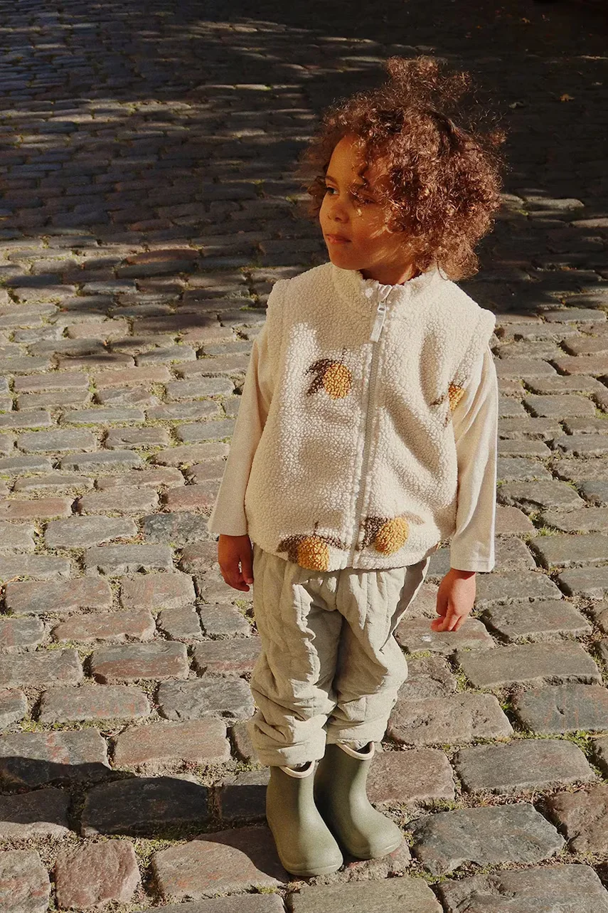 Konges Sløjd Детски елек JODY TEDDY VEST GRS