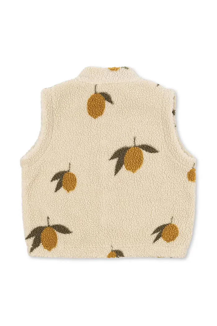 Konges Sløjd Детски елек JODY TEDDY VEST GRS в бежово KS103481