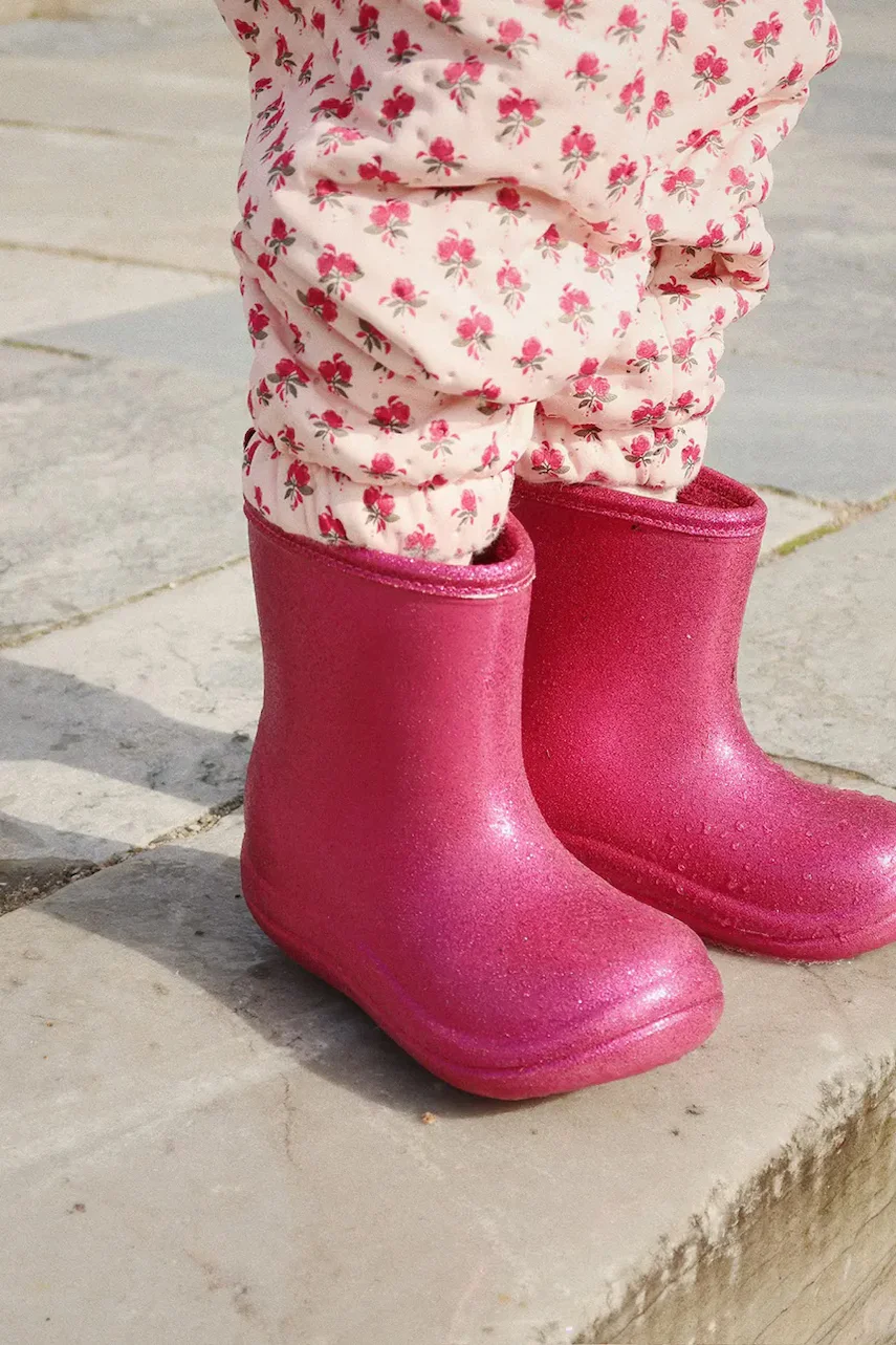 Konges Sløjd Детски гумени ботуши LUC LIGHTWEIGHT GLITTER RAIN BOOT