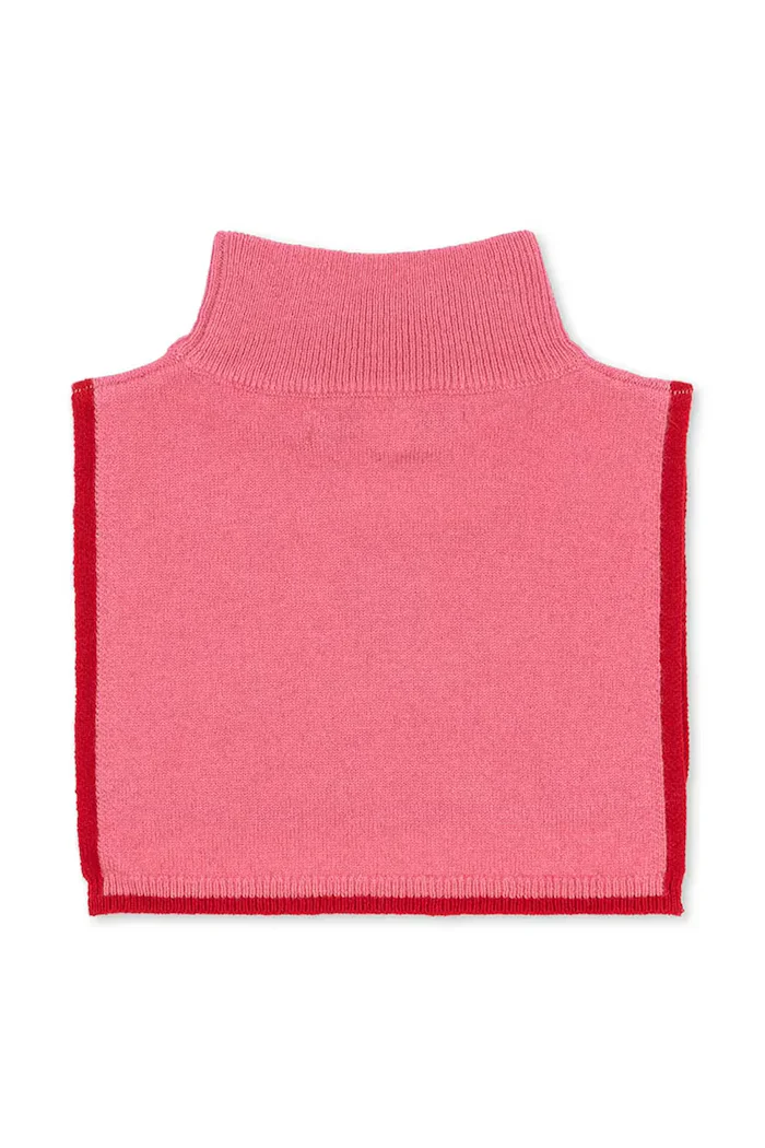 Konges Sløjd Детски кръгъл шал от вълна COLLETTE NECKWARMER в розово KS103461