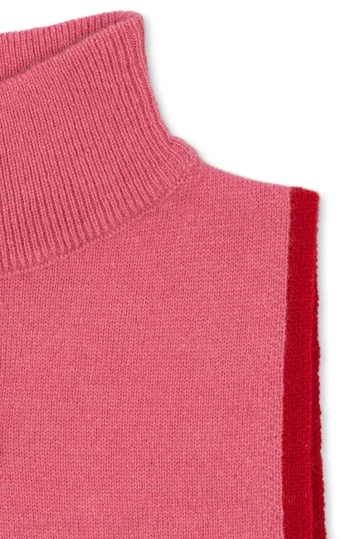Konges Sløjd Детски кръгъл шал от вълна COLLETTE NECKWARMER в розово KS103461