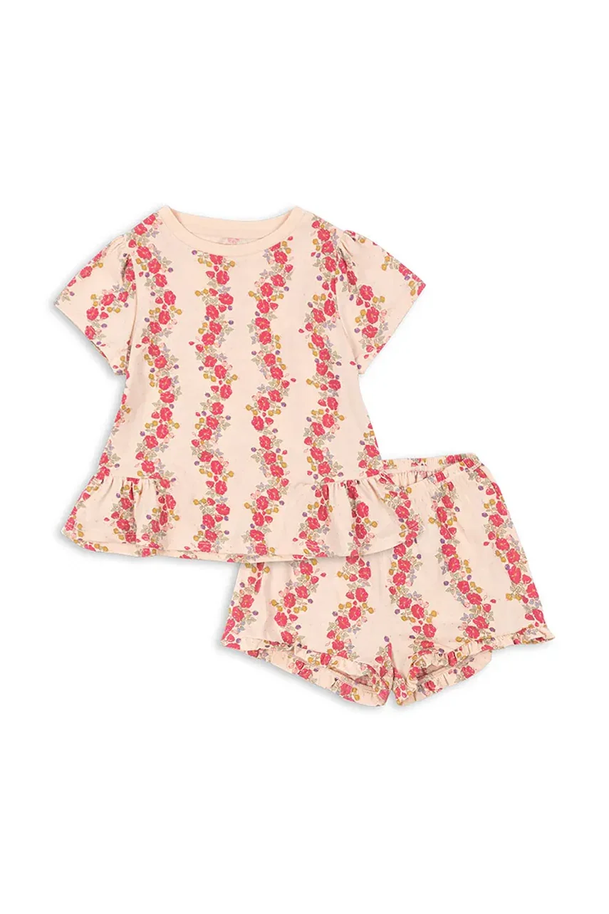 Konges Sløjd Детски памучен комплект FAMO FRILL SET GOTS