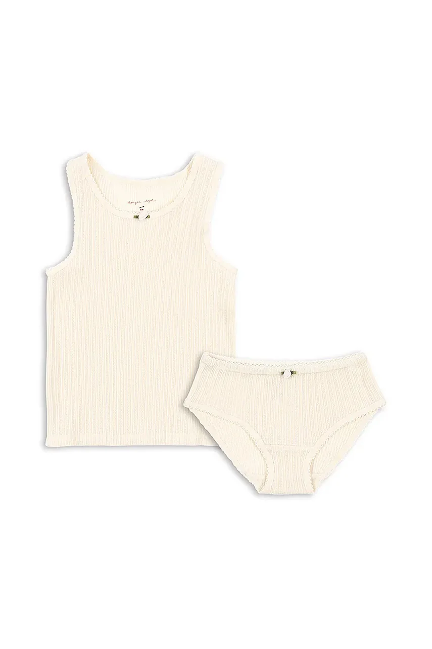 Konges Sløjd Детски памучен комплект PAPIN UNDERWEAR SET GOTS