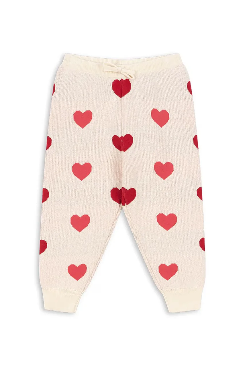 Konges Sløjd Детски памучен панталон LAPIS KNIT PANTS GOTS