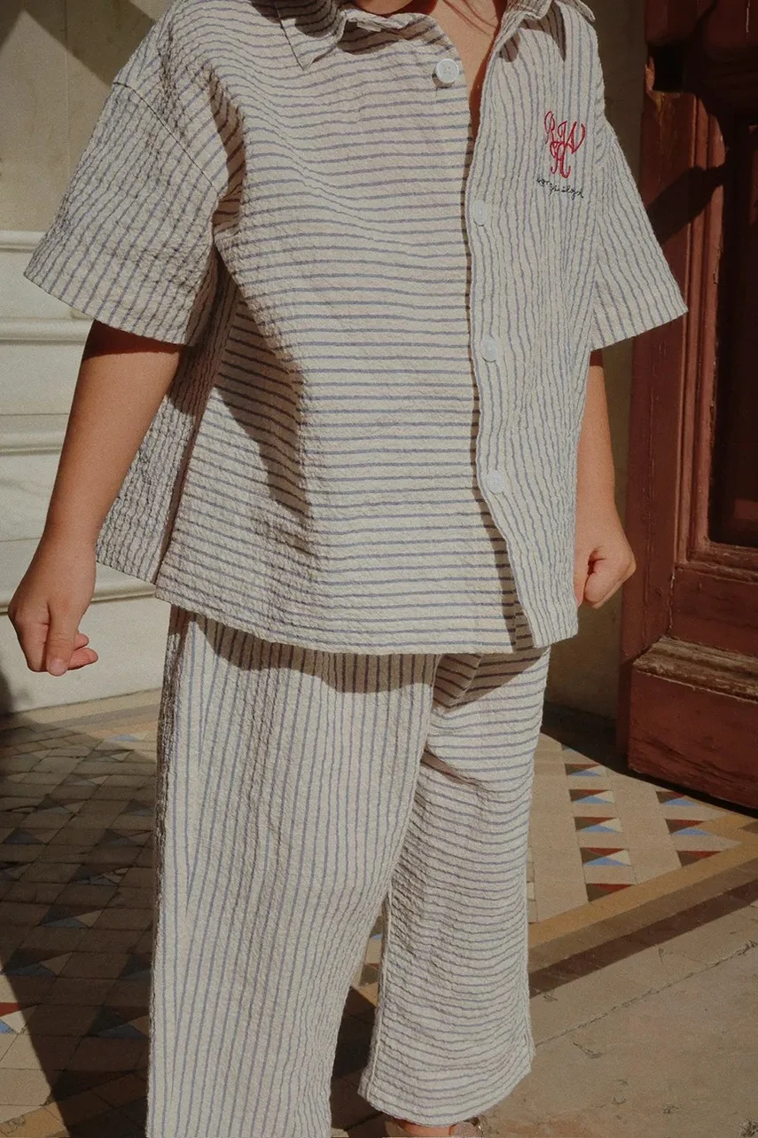 Konges Sløjd Детски памучен панталон RHW X KS DUO PANTS GOTS