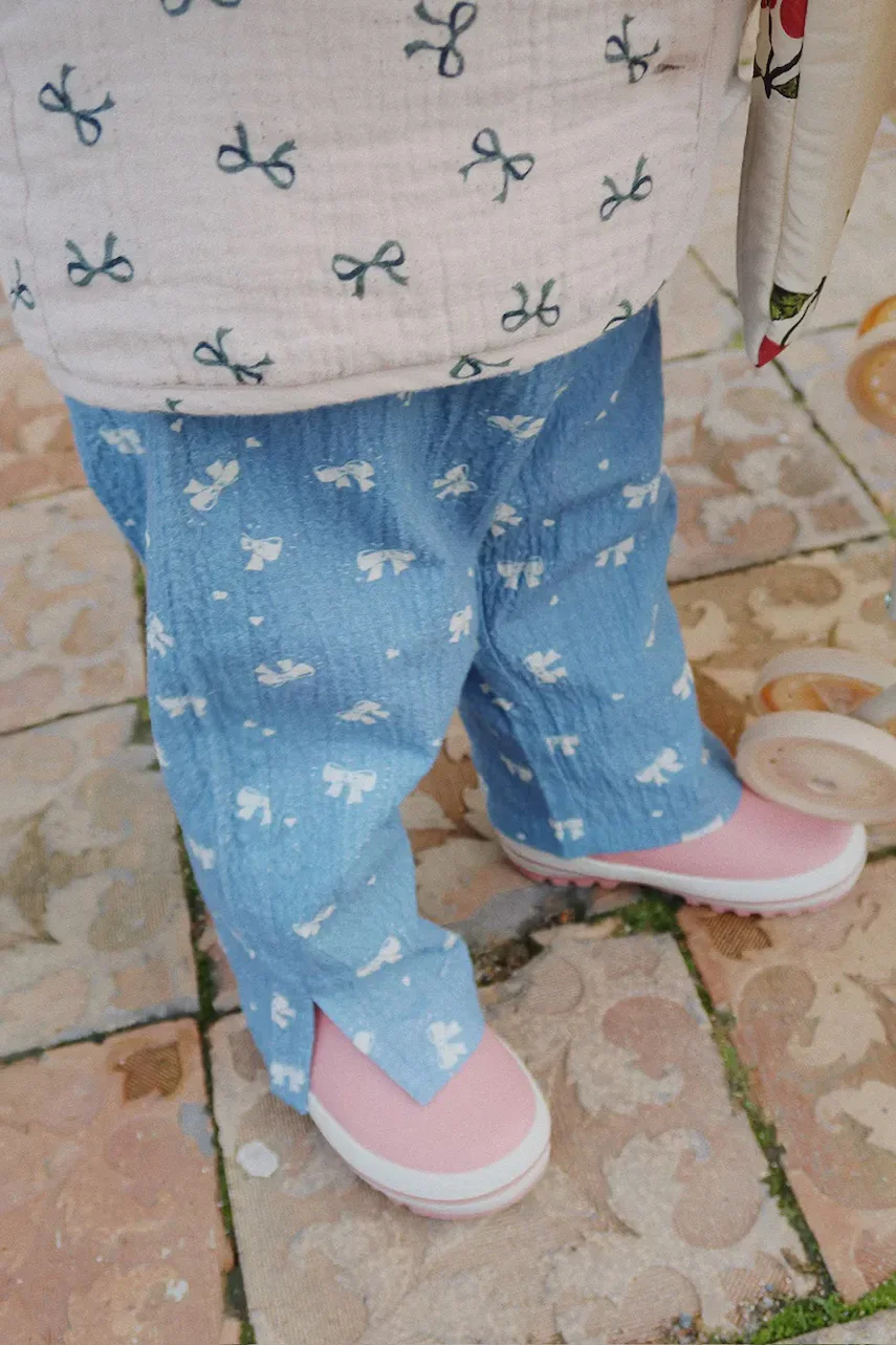 Konges Sløjd Детски памучен панталон VIDA PANTS GOTS