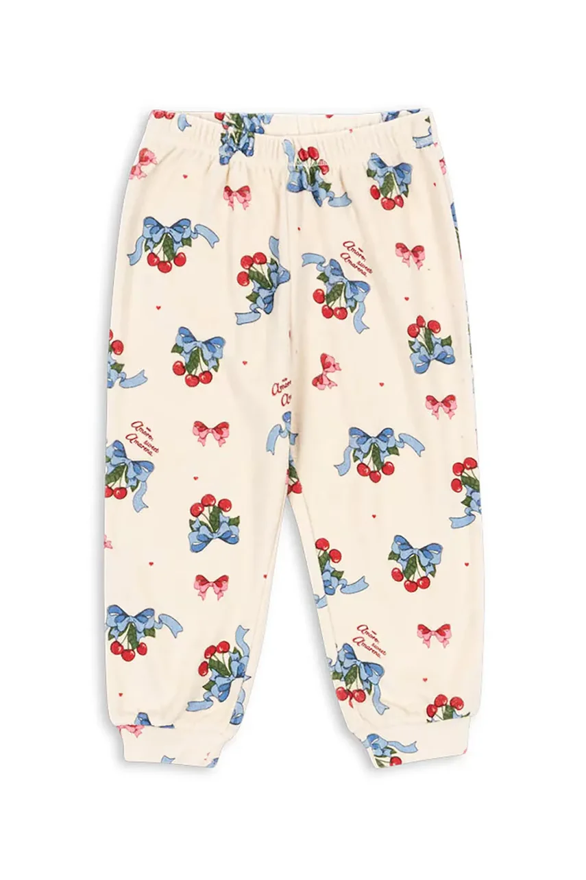Konges Sløjd Детски памучен спортен панталон ITTY SWEAT PANTS GOTS