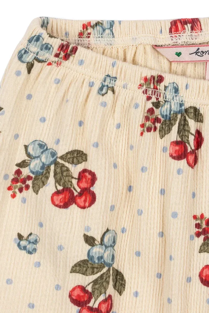 Konges Sløjd Детски панталон CHLEO PANTS GOTS в бежово с десен KS104730