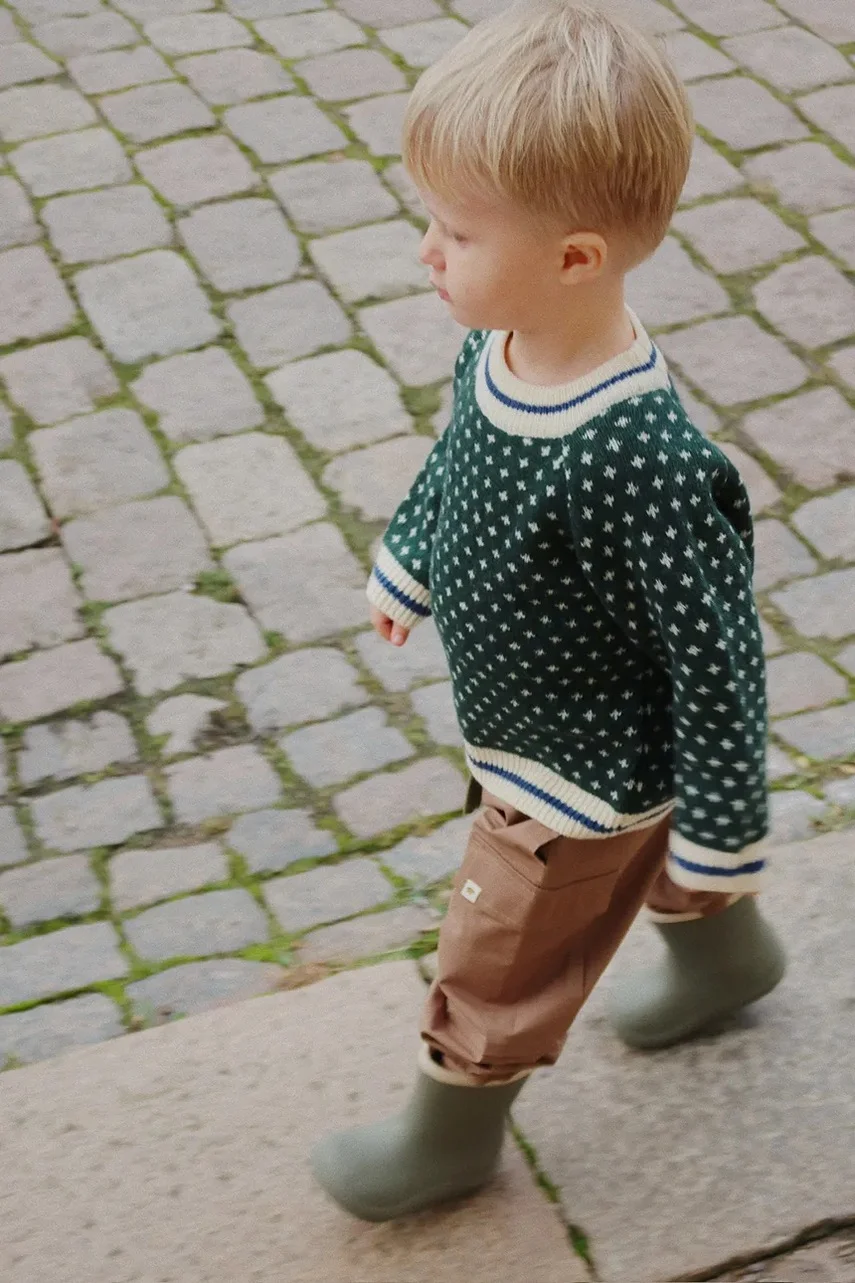 Konges Sløjd Детски панталон с памук PEPPE PANTS GOTS