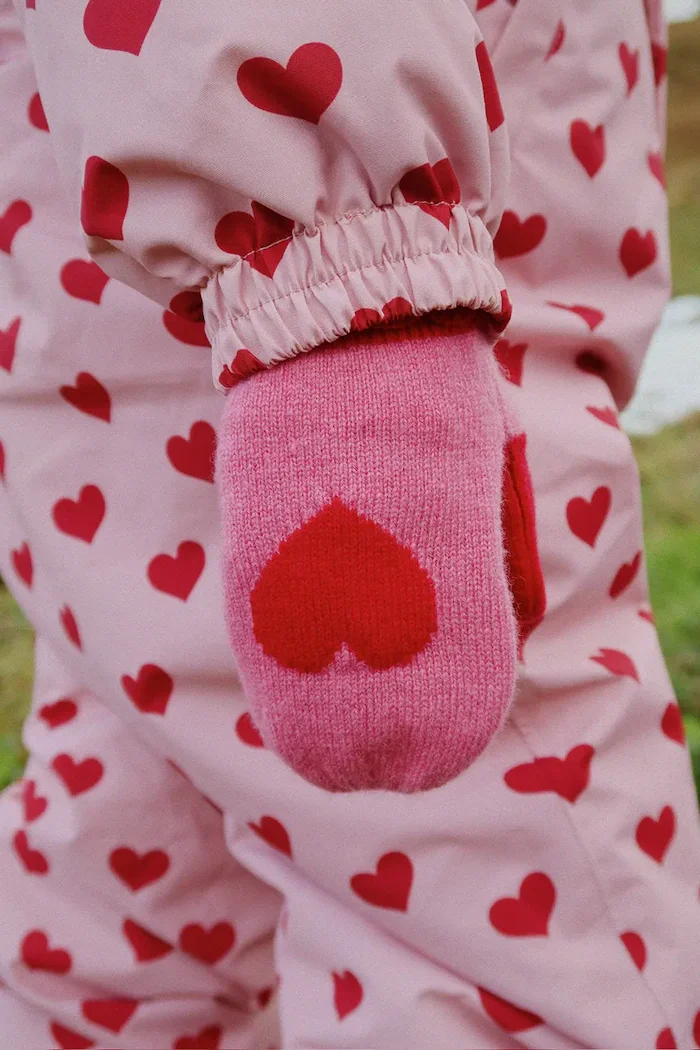 Konges Sløjd Детски ръкавици COLLETTE MITTENS в розово KS103460