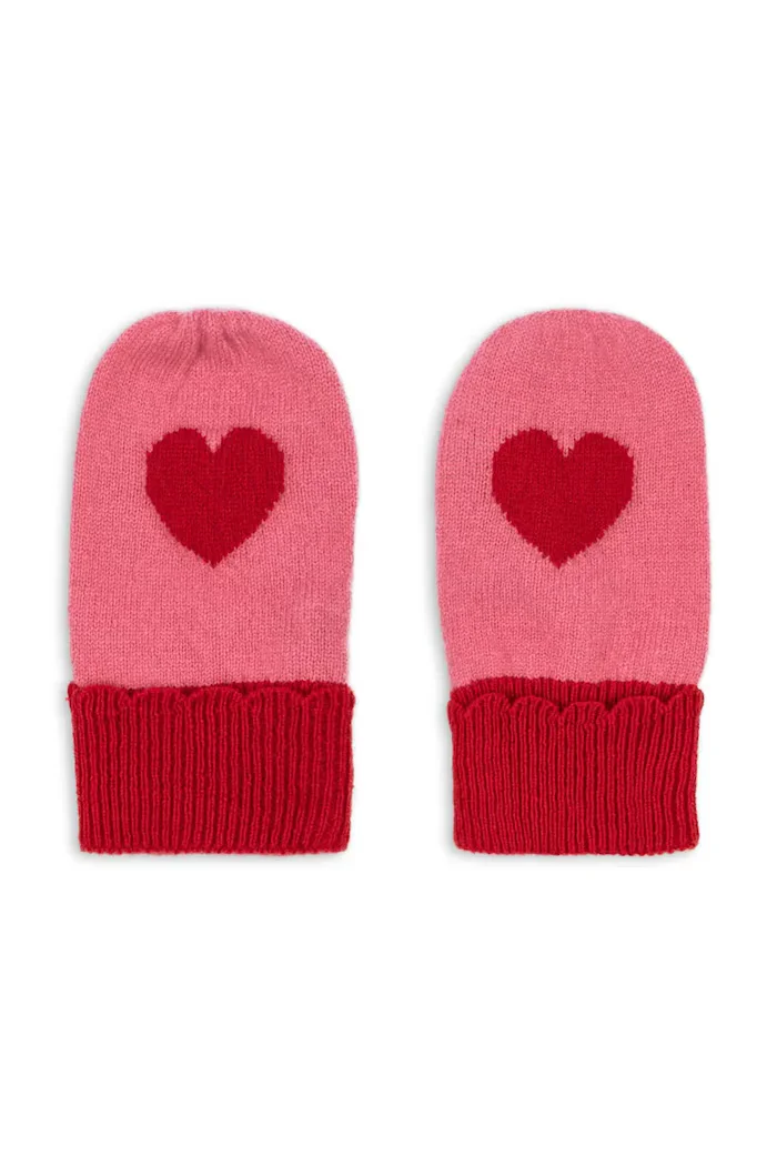 Konges Sløjd Детски ръкавици COLLETTE MITTENS в розово KS103460