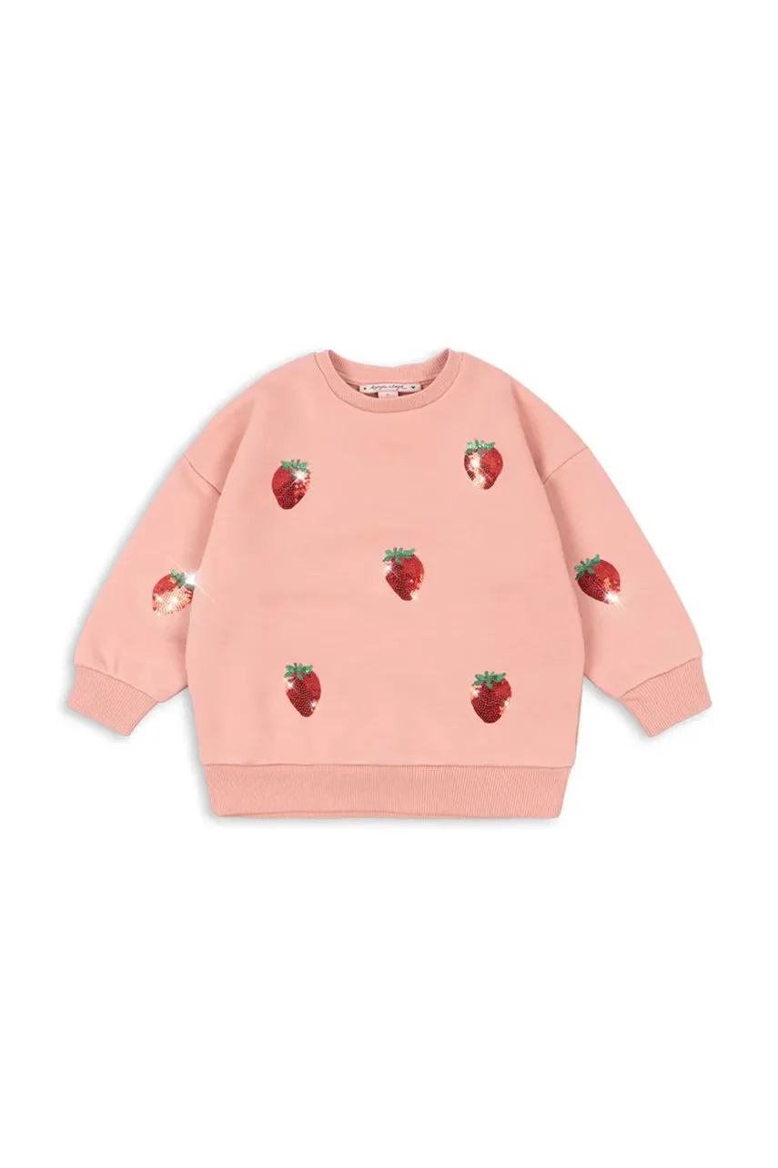 Konges Sløjd Детски суичър LOU SEQUIN SWEAT SHIRT OCS