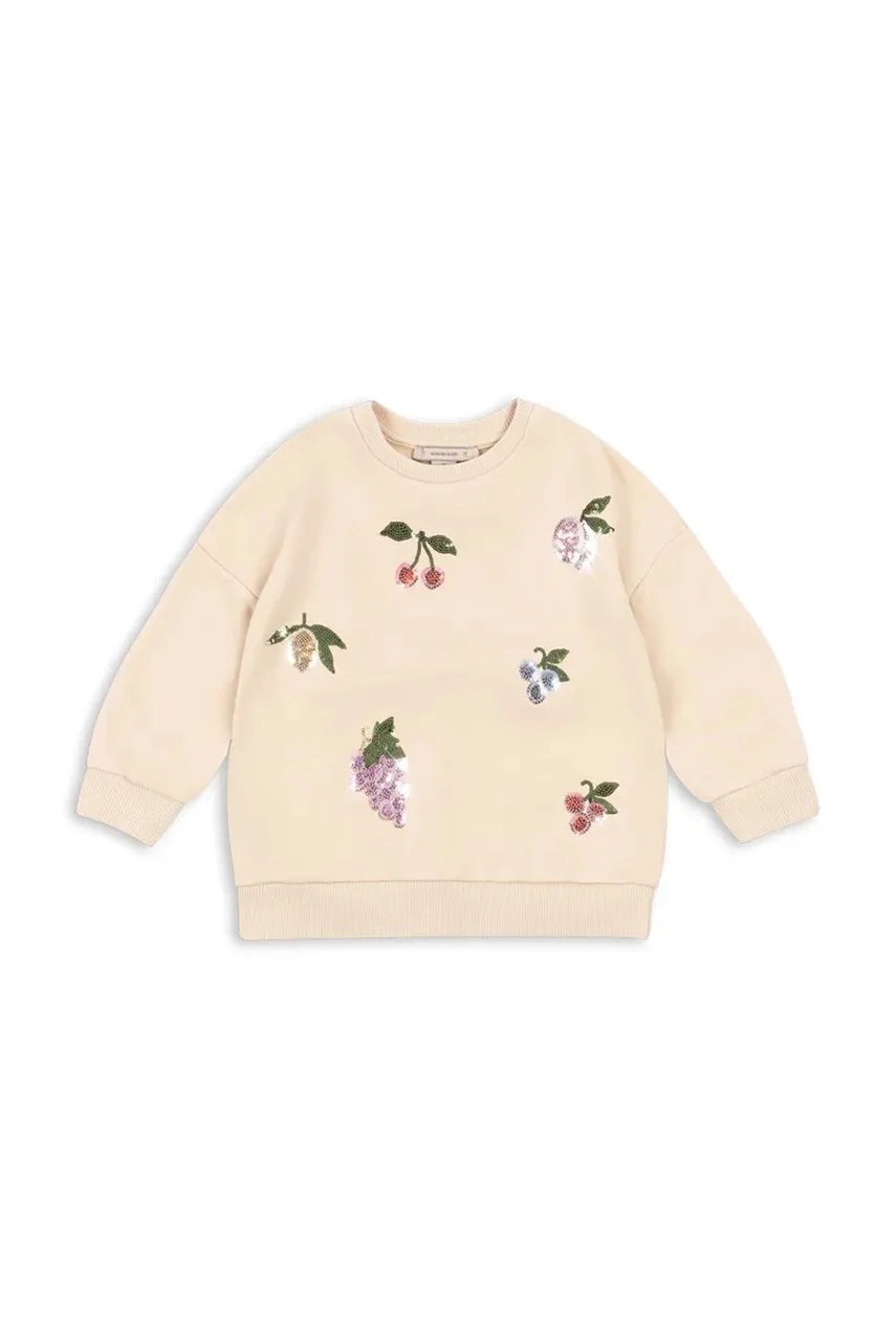 Konges Sløjd Детски суичър LOU SEQUIN SWEAT SHIRT OCS