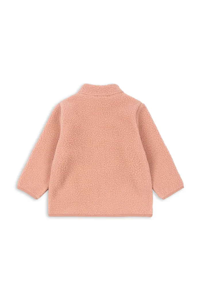 Konges Sløjd Детски суичър THERMY FLEECE JACKET GRS в розово KS103548