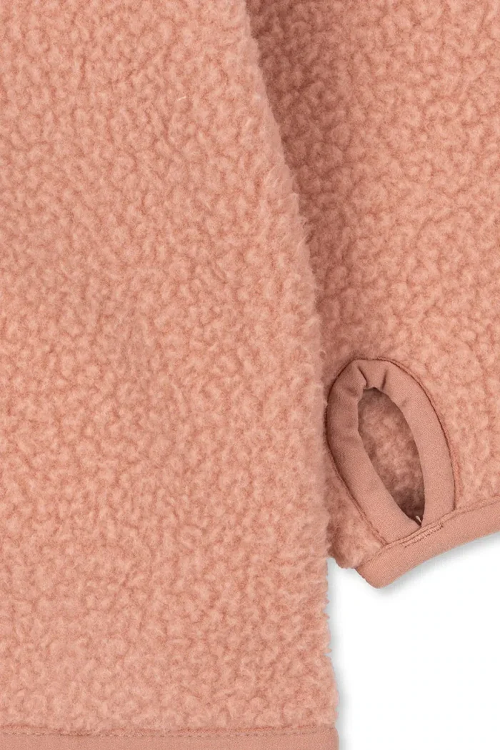Konges Sløjd Детски суичър THERMY FLEECE JACKET GRS в розово KS103548