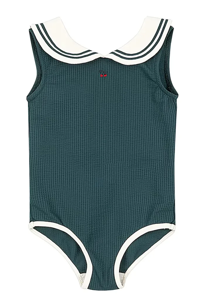 Konges Sløjd Детски цял бански SAILOR SWIMSUIT GRS в зелено KS105068