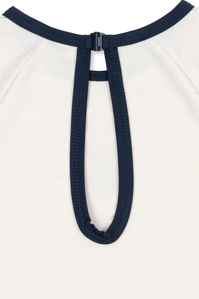 Konges Sløjd Детски цял бански VILJA ONESIE GRS в бяло KS105120