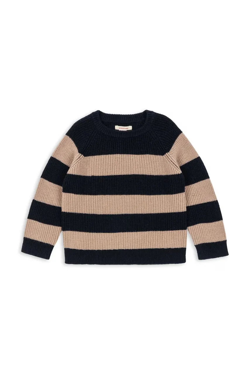 Konges Sløjd Детски вълнен пуловер VITUM KNIT SWEATER