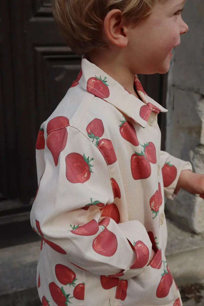 Konges Sløjd Детско памучно яке FEN SHIRT JACKET GOTS