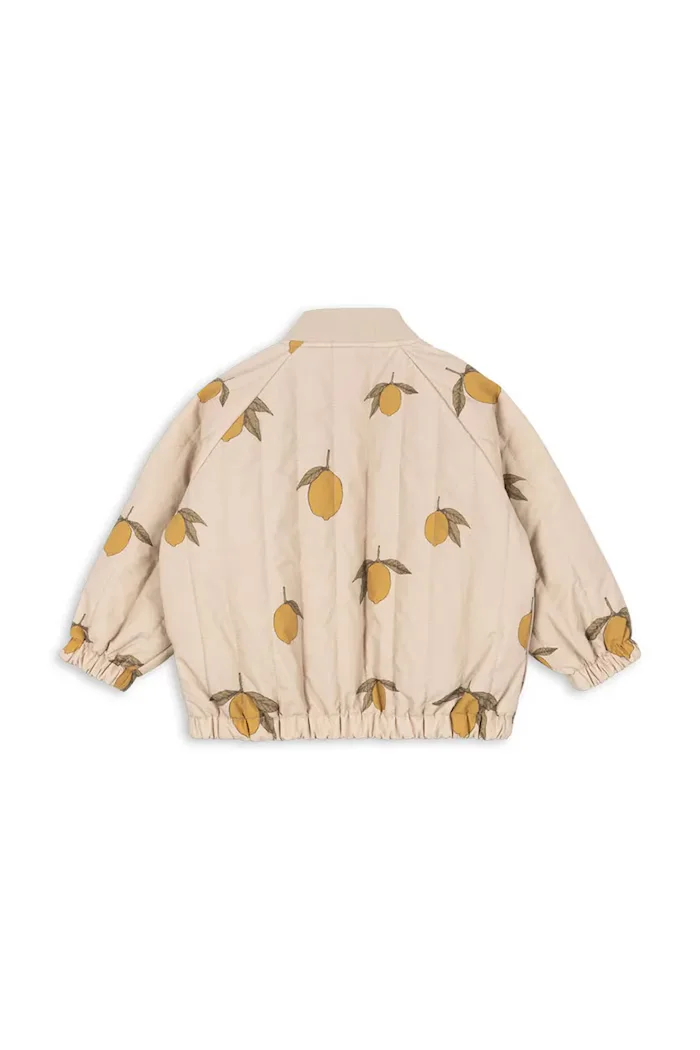 Konges Sløjd Детско яке бомбър JUNO PRINTED BOMBER JACKET в бежово KS104883