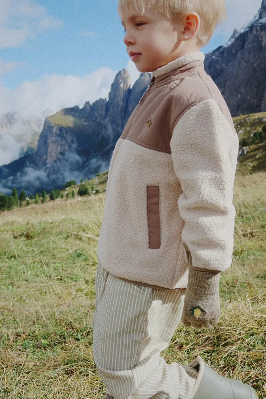 Konges Sløjd Детско яке FLYNN FLEECE JACKET GRS