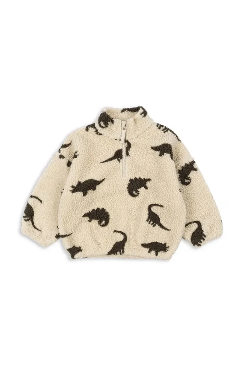 Konges Sløjd Детско яке JODY TEDDY HALF ZIP GRS
