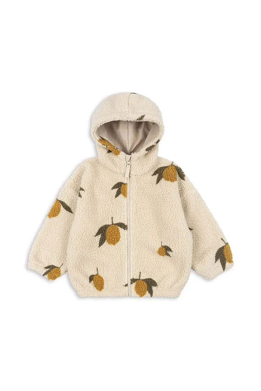 Konges Sløjd Детско яке JODY TEDDY HOODIE GRS