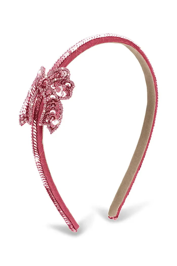 Konges Sløjd диадема за деца SEQUIN BOW HAIRBRACE KS106598