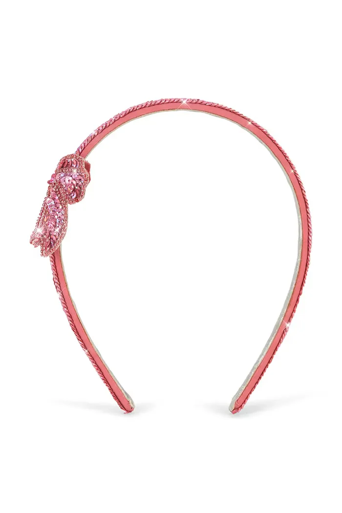 Konges Sløjd диадема за деца SEQUIN BOW HAIRBRACE KS106598