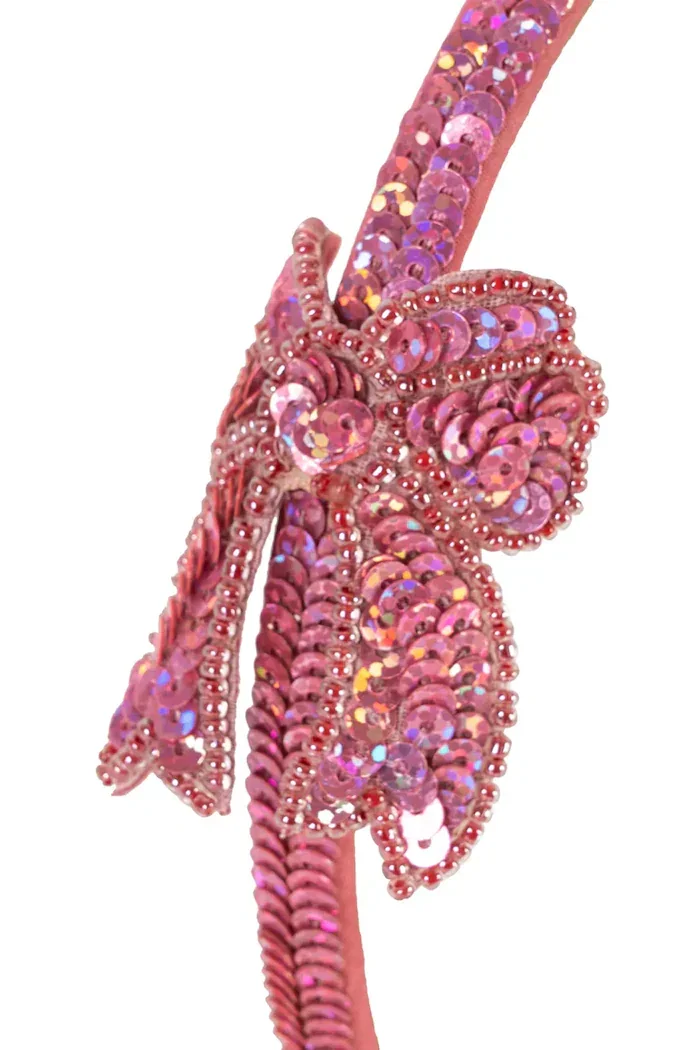 Konges Sløjd диадема за деца SEQUIN BOW HAIRBRACE KS106598