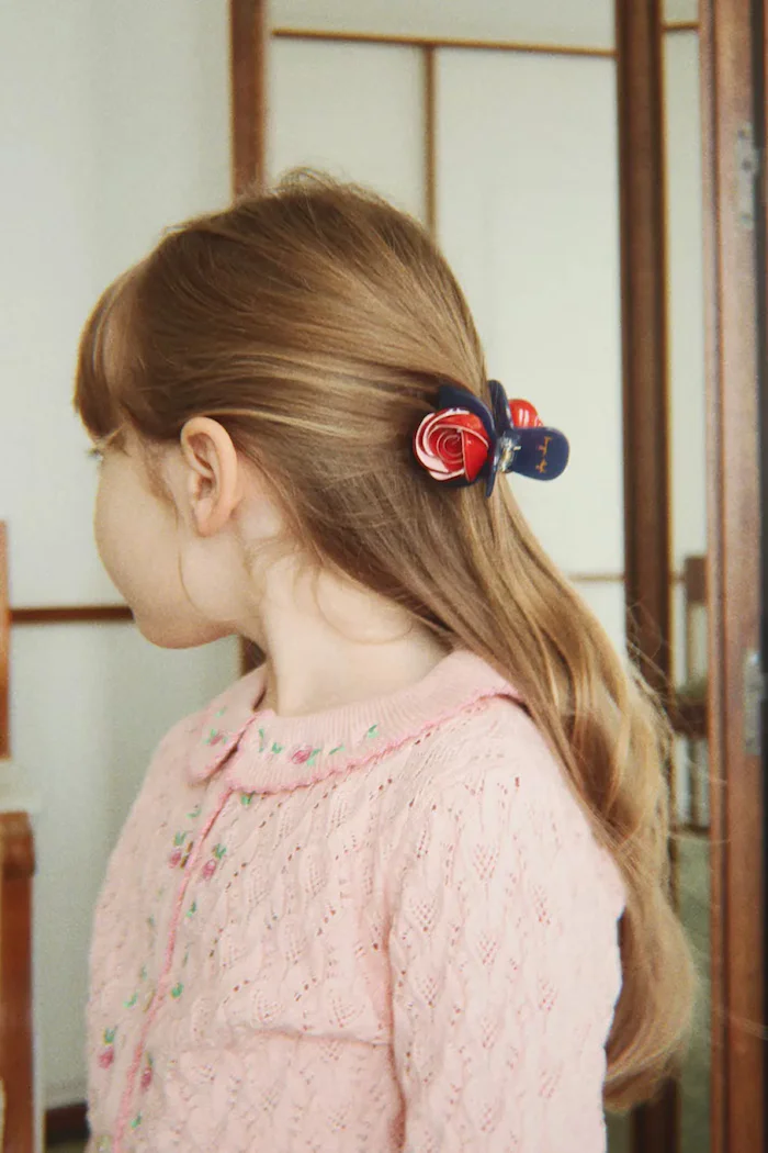 Konges Sløjd фиба за коса за деца ROSE HAIR CLAW BIG KS106220
