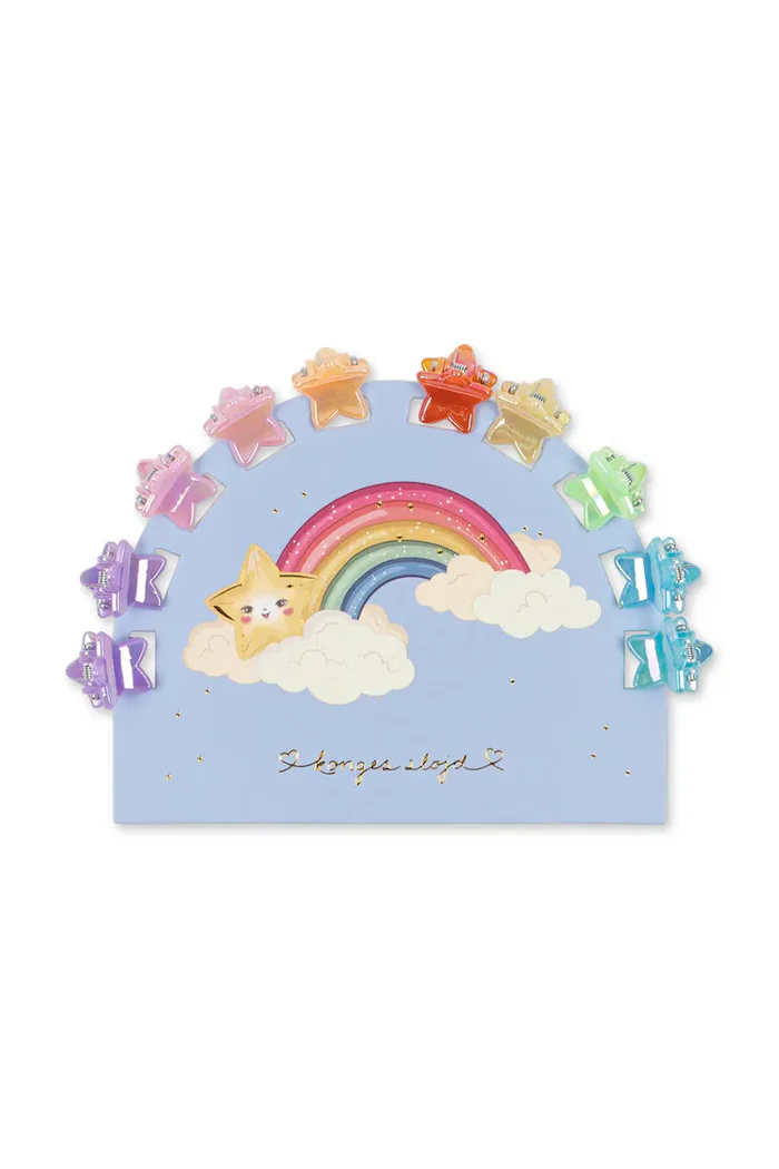 Konges Sløjd фиби за коса за деца 10 PACK MINI STAR HAIR CLAWS KS105825