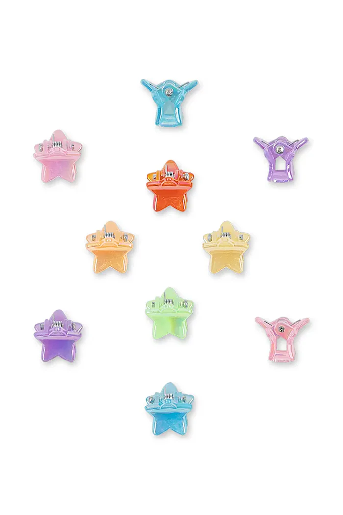 Konges Sløjd фиби за коса за деца 10 PACK MINI STAR HAIR CLAWS KS105825