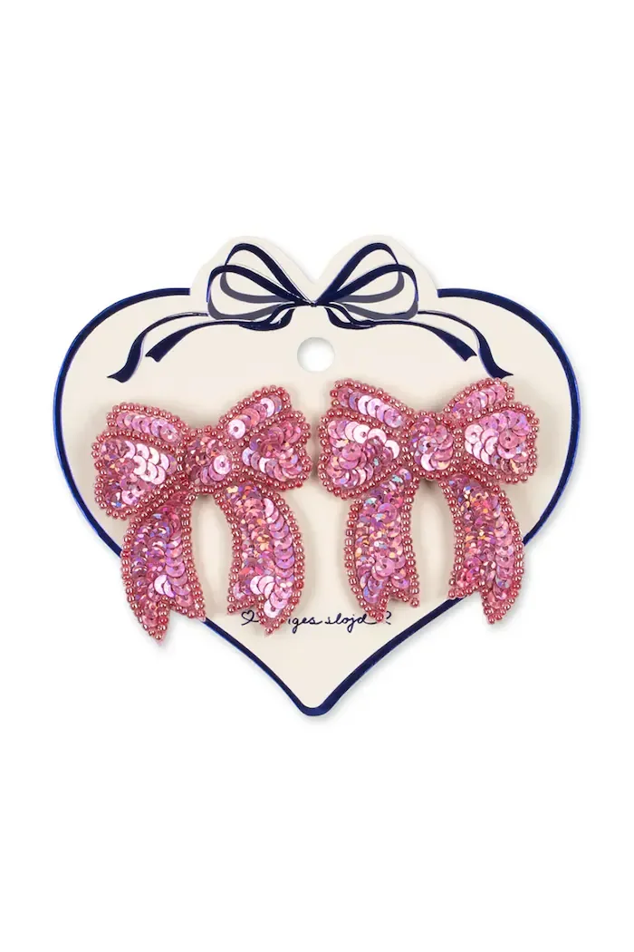 Konges Sløjd фиби за коса за деца 2 PACK SEQUIN BOW HAIR CLIP KS106353