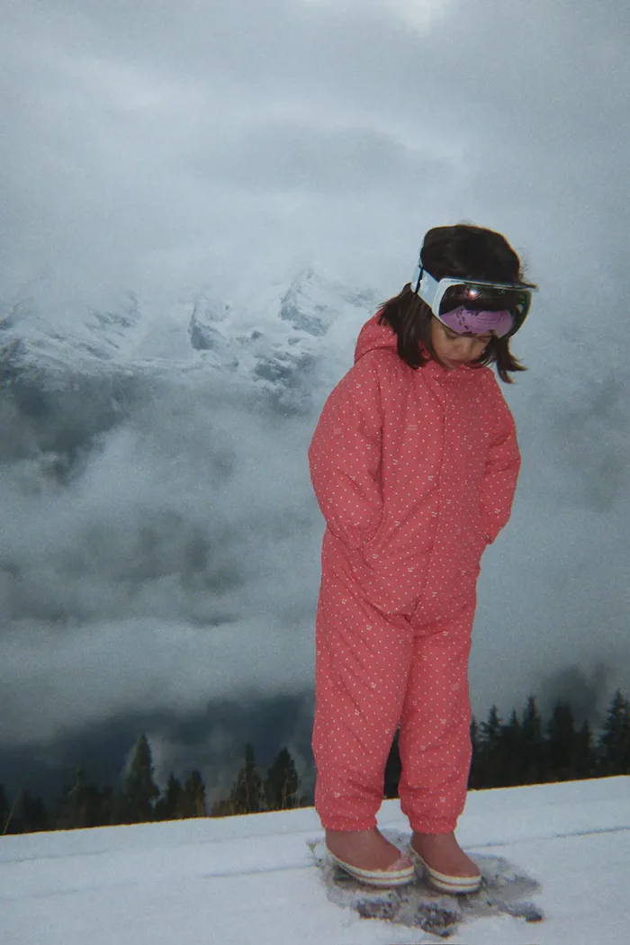 Konges Sløjd гащеризон за деца NOHR SNOWSUIT PRINT розов KS105750