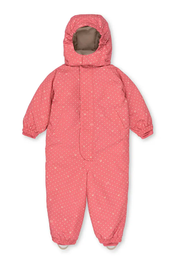 Konges Sløjd гащеризон за деца NOHR SNOWSUIT PRINT розов KS105750