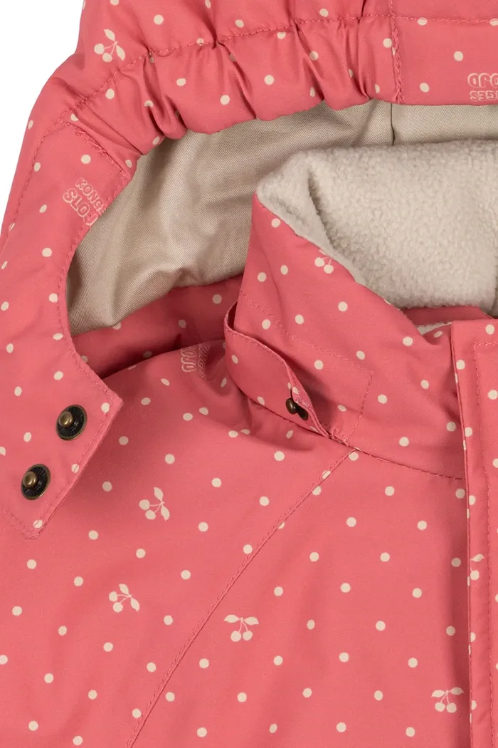 Konges Sløjd гащеризон за деца NOHR SNOWSUIT PRINT розов KS105750