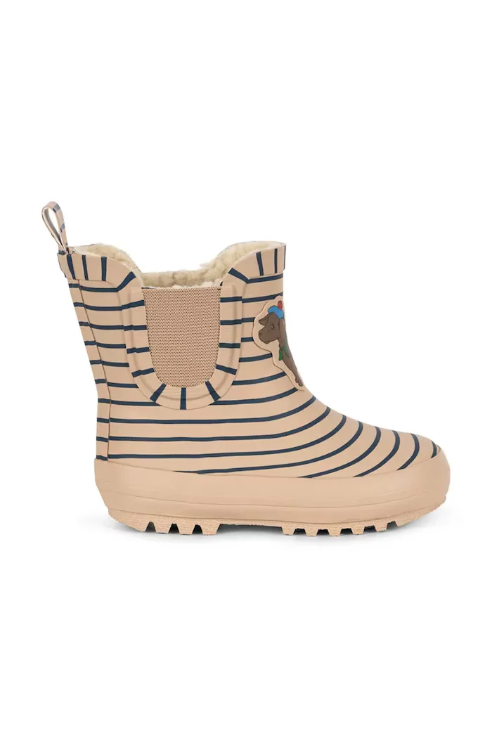 Konges Sløjd гумени ботуши за деца ROI PRINTED RAIN BOOT бежови KS105766