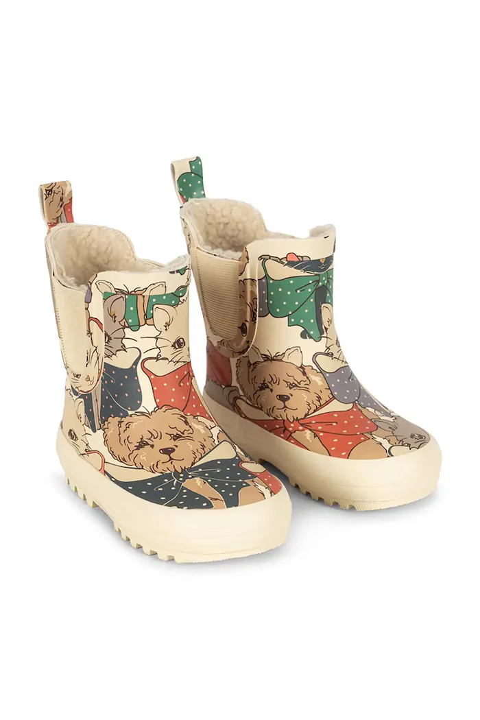 Konges Sløjd гумени ботуши за деца ROI PRINTED RAIN BOOT многоцветни KS105766
