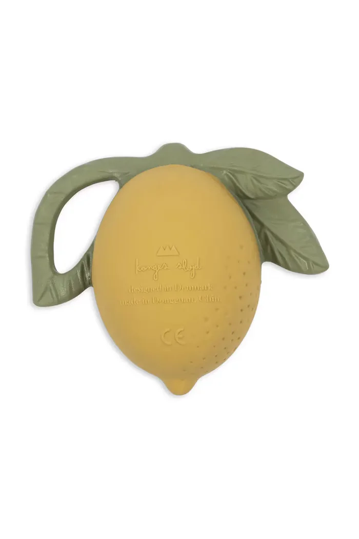Konges Sløjd Играчка за дъвчене за бебе LEMON TEETHER жълта KS105446