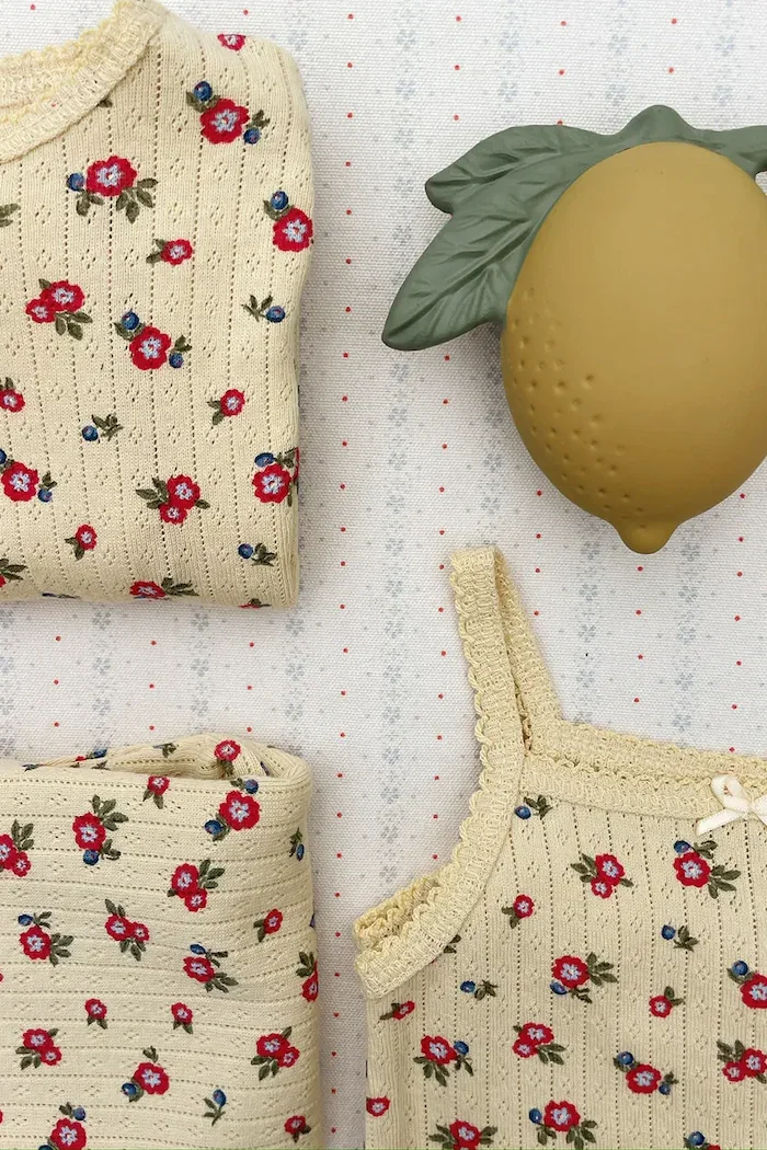 Konges Sløjd Играчка за дъвчене за бебе LEMON TEETHER жълта KS105446