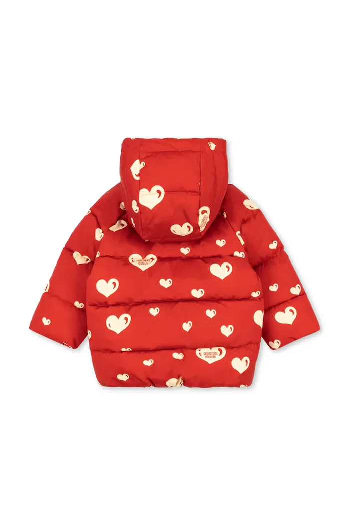 Konges Sløjd капитонирано яке за деца NUKA JACKET GRS червено KS105752