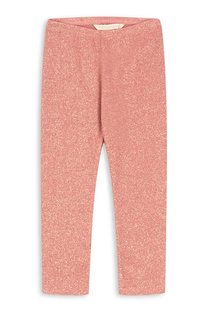 Konges Sløjd клин за деца с памук ROLI PANTS OCS розов с висока талия KS106218