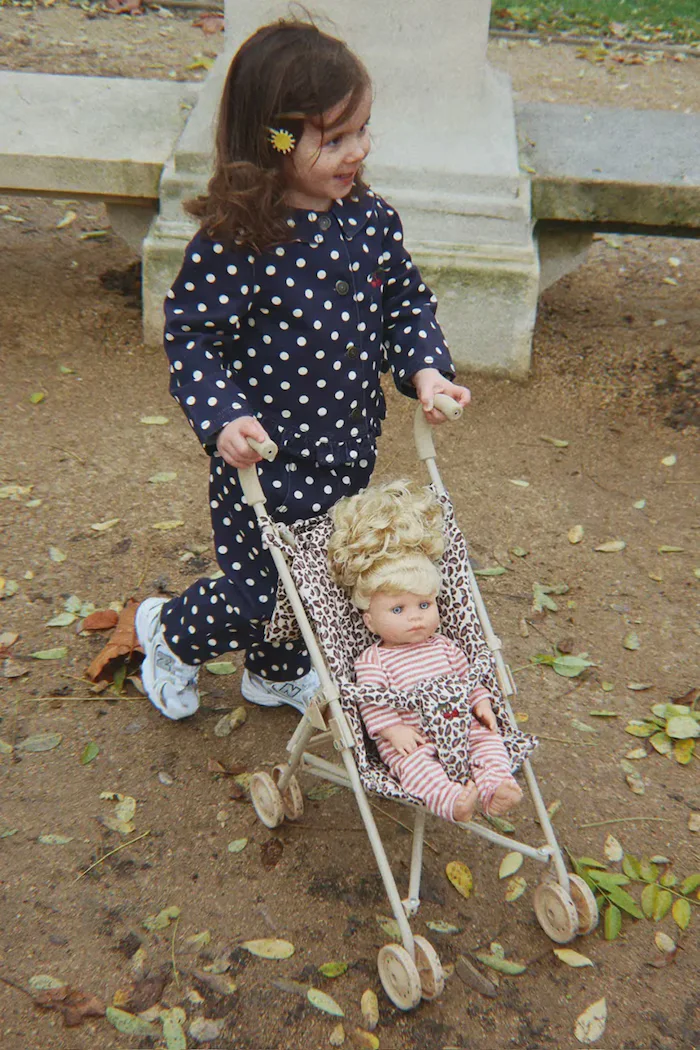 Konges Sløjd Количка за кукли за деца LEO DOLL STROLLER бежова KS106098