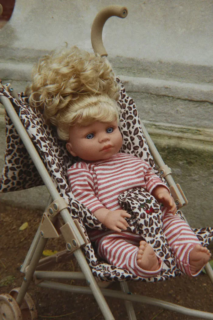 Konges Sløjd Количка за кукли за деца LEO DOLL STROLLER бежова KS106098