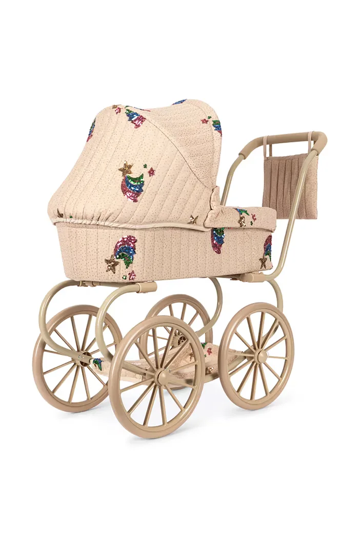 Konges Sløjd Количка за кукли за деца MINNIE TULLE DOLL PRAM розова KS106300
